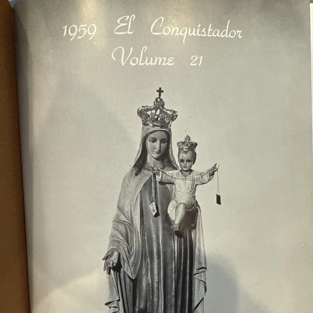 1959 Mount Carmel High School Yearbook Los Angeles‎ California El Conquistador